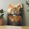 Pet Royal Portrait Custom Dog Cat Portrait Personalized Canvas Print