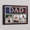 Dad Hero Protector Photo Inserted Father‘s Day Gift Personalized Horizontal Poster