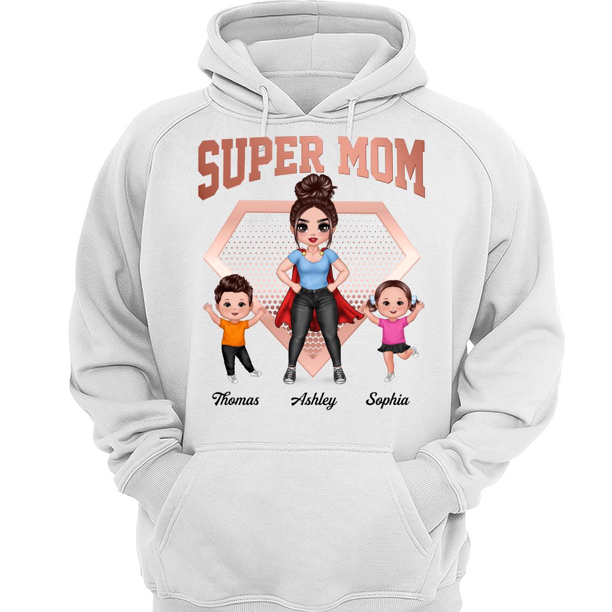 Super Mom Doll Woman & Kids Personalized Shirt