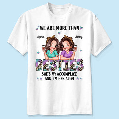 We Are More Than Besties Pretty Sassy Girls Personalized Shirt