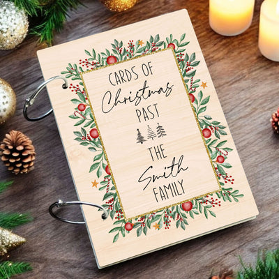 Cards Of Christmas Past Christmas Holy Personalized Christmas Card Keeper