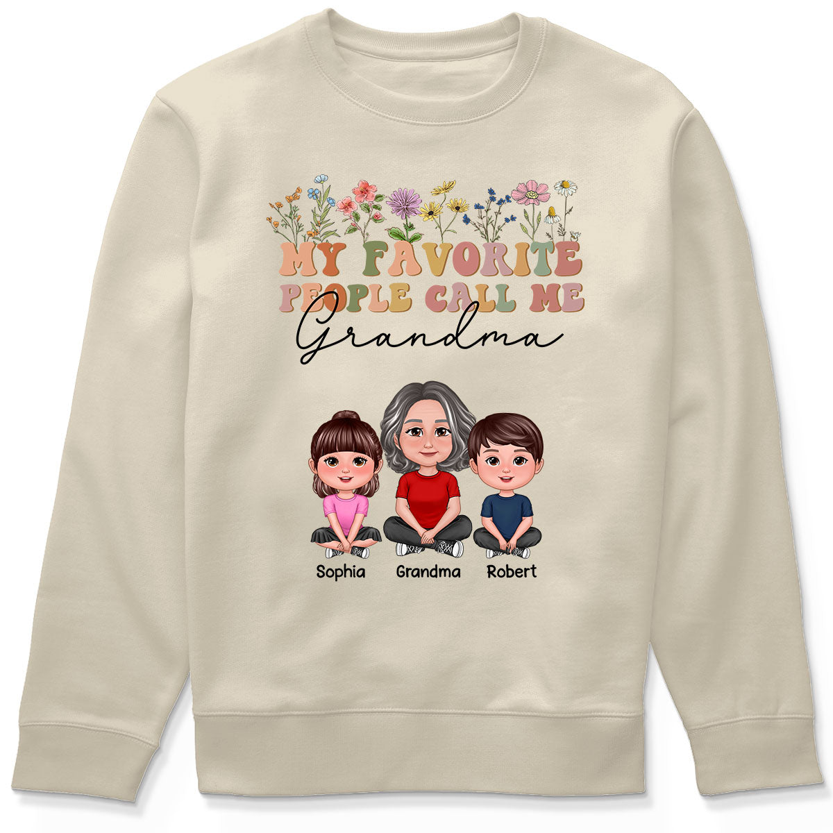 My Favorite People Call Me Mother‘s Day Gift For Grandma Mom Auntie Personalized Shirt