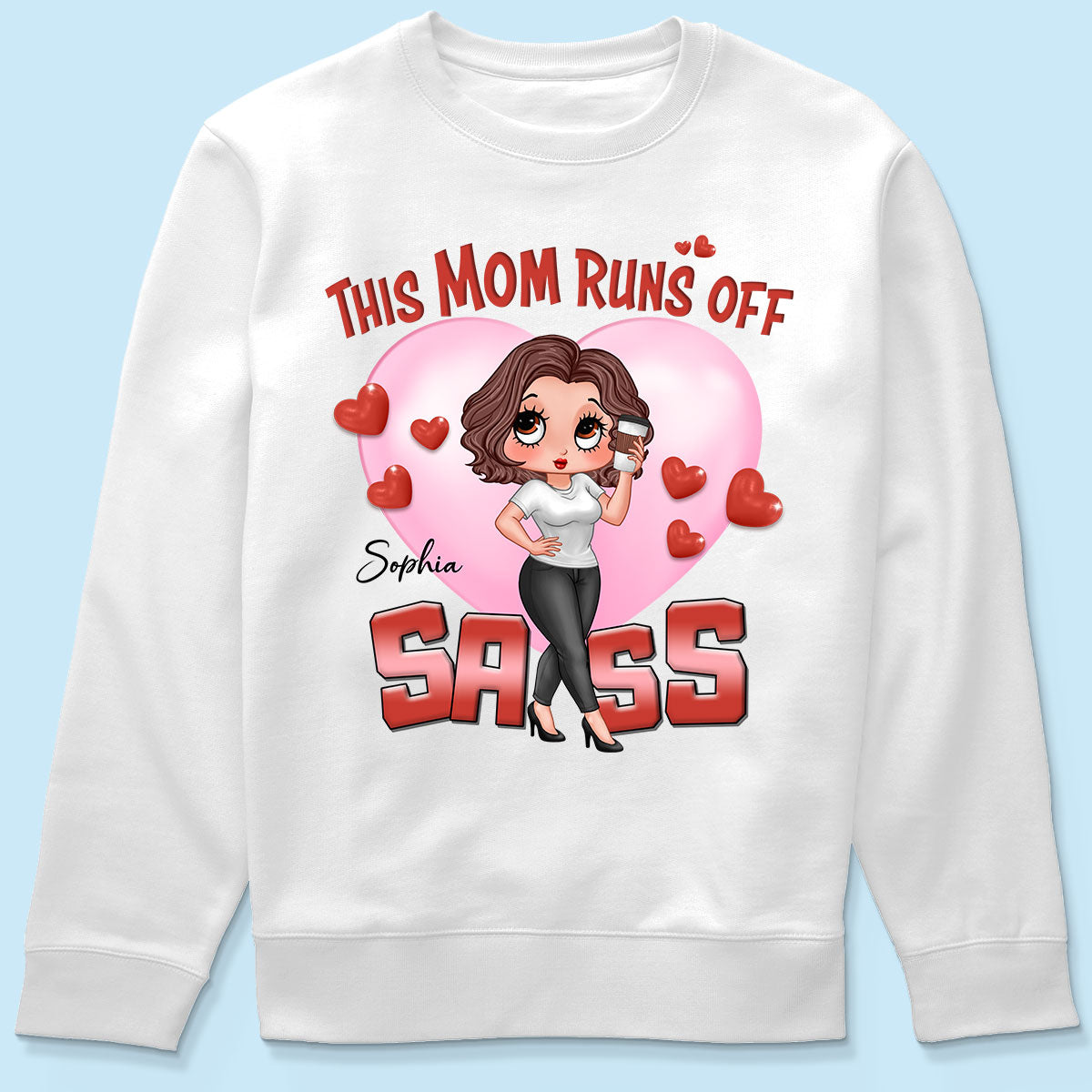 Pretty Sassy Mom Gift For Mom Personalized Shirt