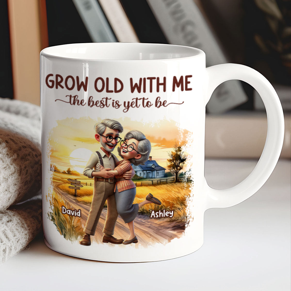 I Had You And You Had Me Happy Old Couple Personalized Mug, Anniversary  For Him, For Her, Husband, Wife