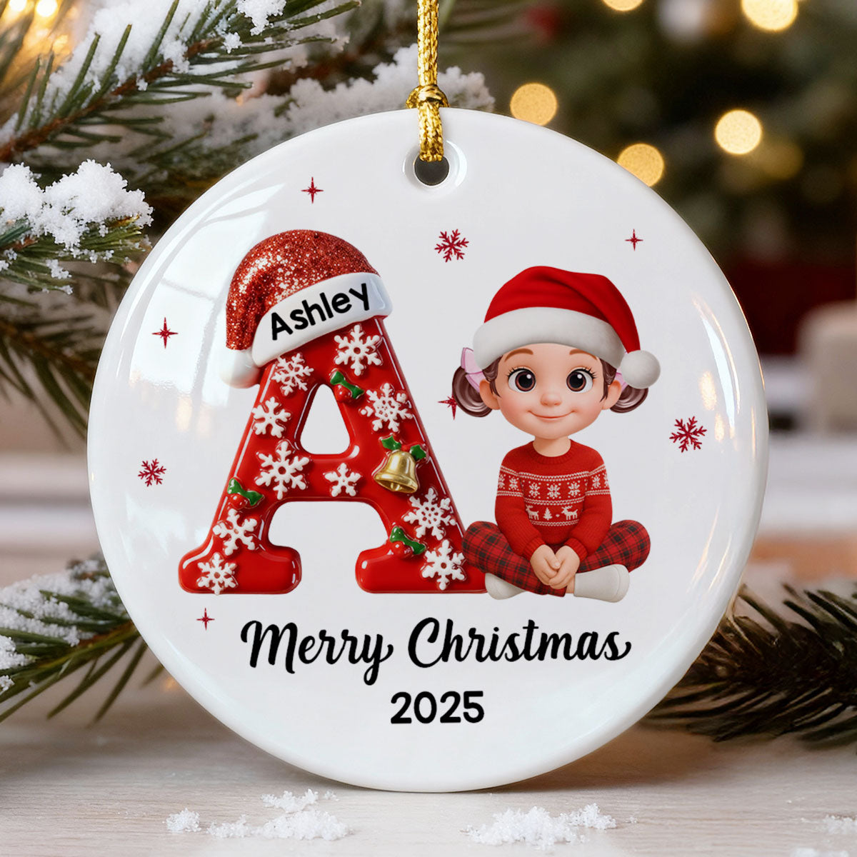 Upsell Christmas Merry & Bright Card - PW