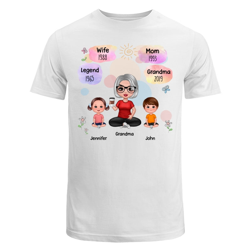 Doll Grandma Grandkids Legend Personalized Shirt