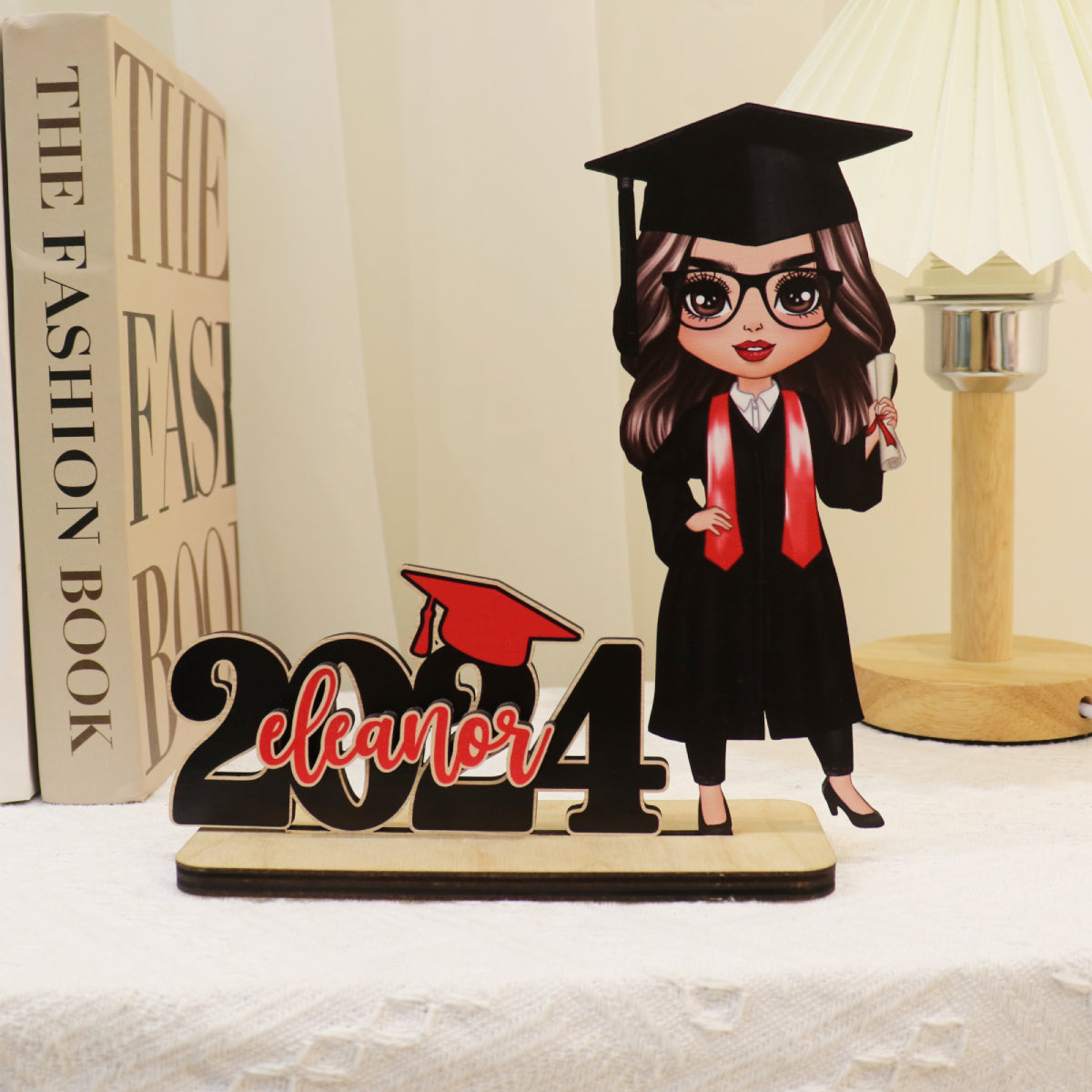 Graduation Gift Graduate Senior Class Of 2024 Personalized Standing Wooden Plaque