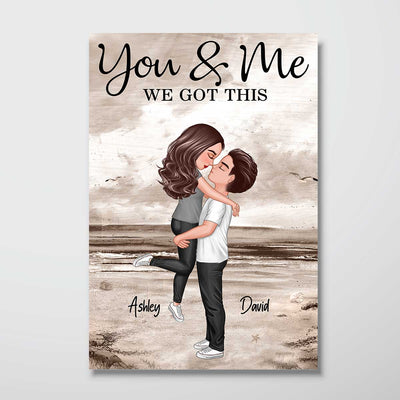 Eternal Love: Retro Romance Poster, Anniversary Gift For Couple