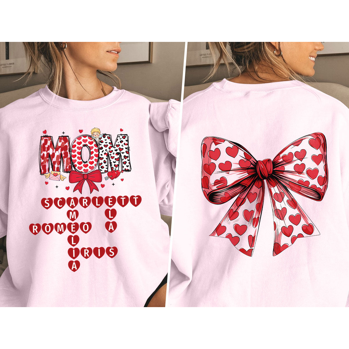 Grandma Nana Mimi  Gift Personalized Double Sided Sweatshirt