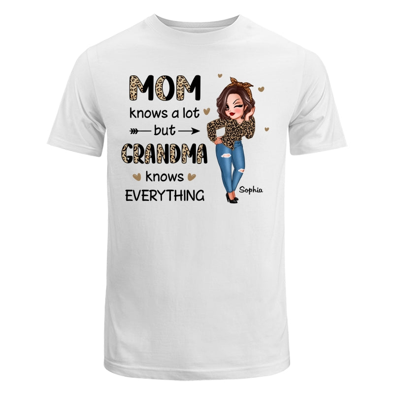Grandma Knows Everything Personalized Shirt