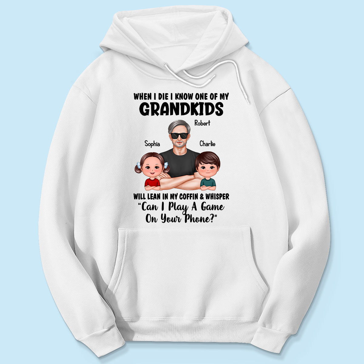 Funny Shirt For Grandpa Man And Kids Personalized Shirt