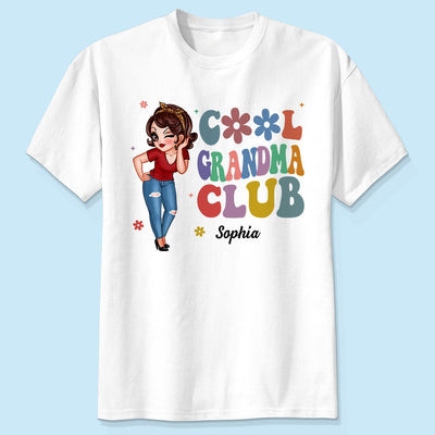 Cool Grandma Club Pretty Woman Personalized Shirt