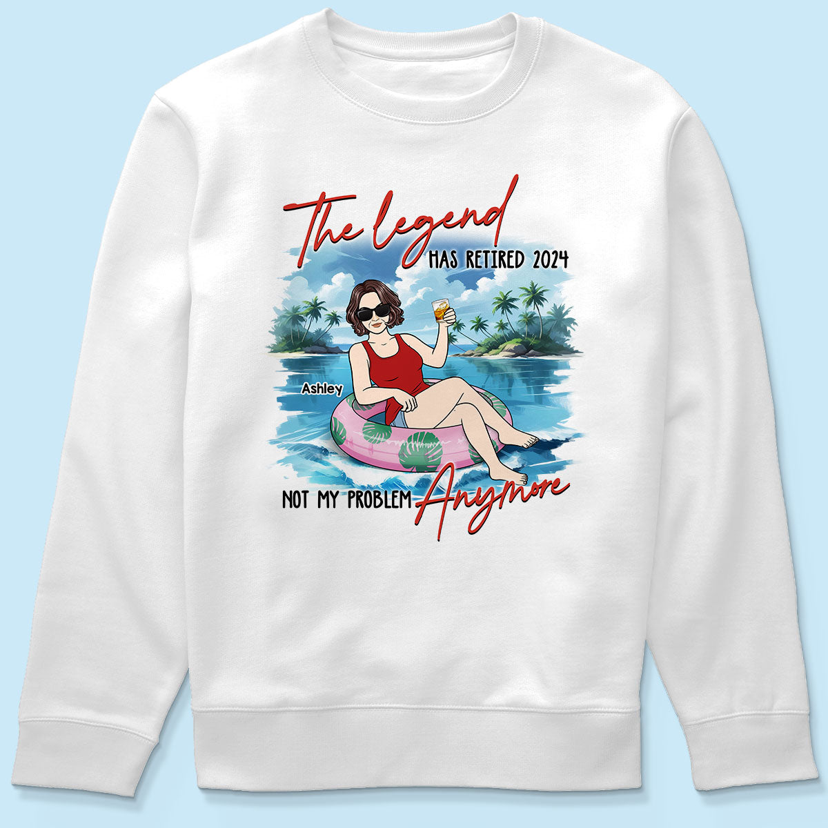 Retirement Gift Summer Man Woman Personalized Shirt
