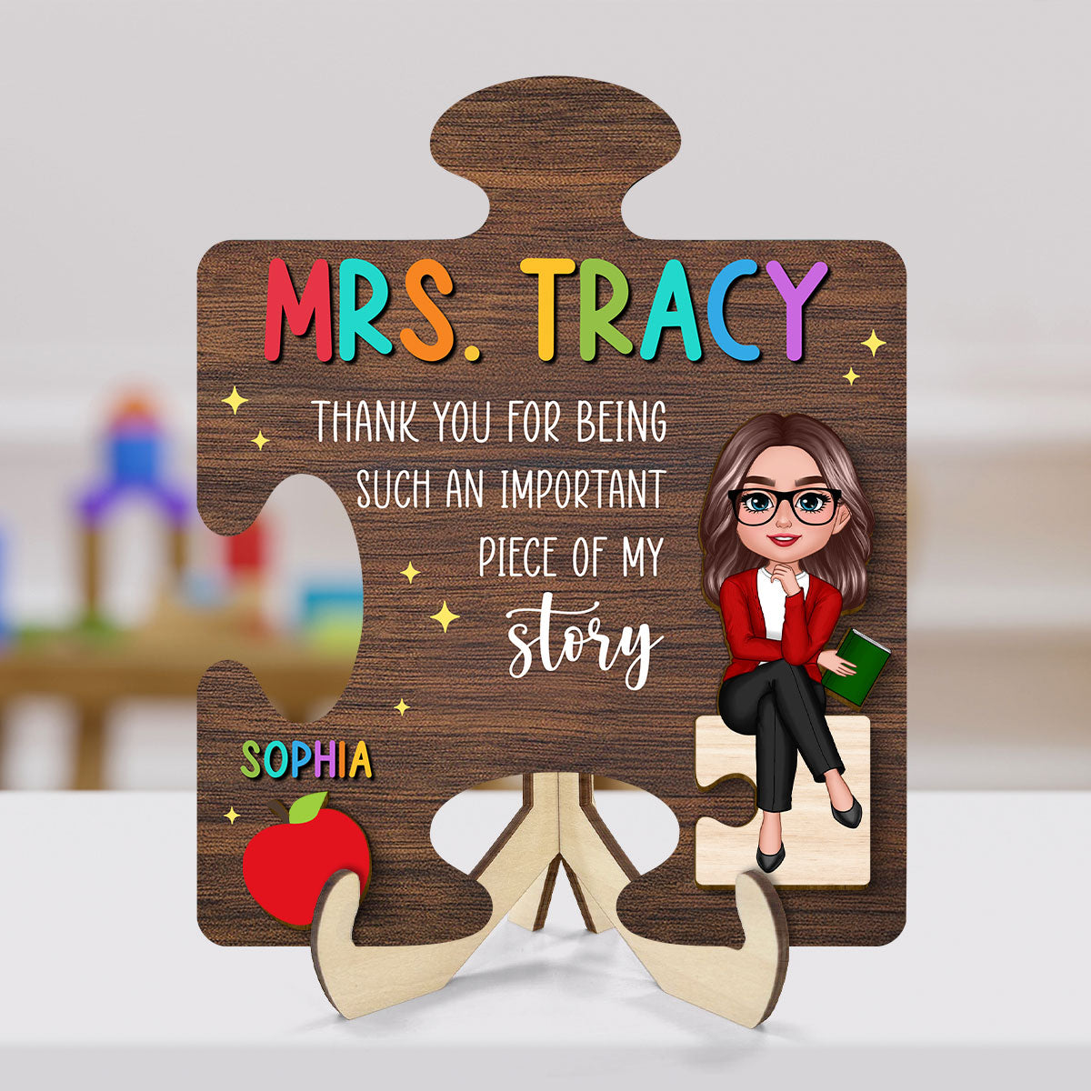 Teacher Wooden Plaque