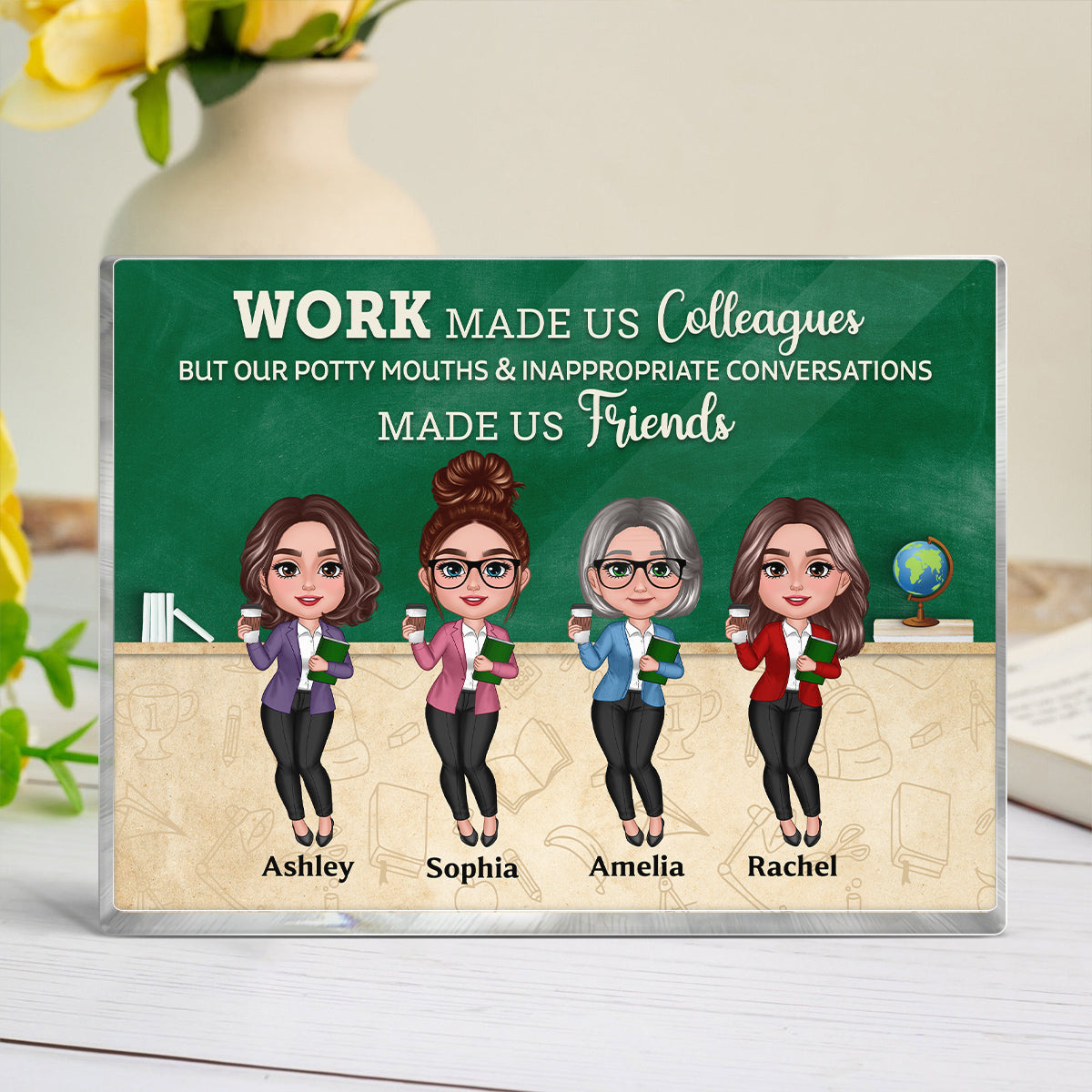 Teacher Best Friends Work Made Us Colleagues Teacher
