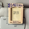 Best Dad Ever, Personalized Picture Frame, Custom Photo Car Visor Clip