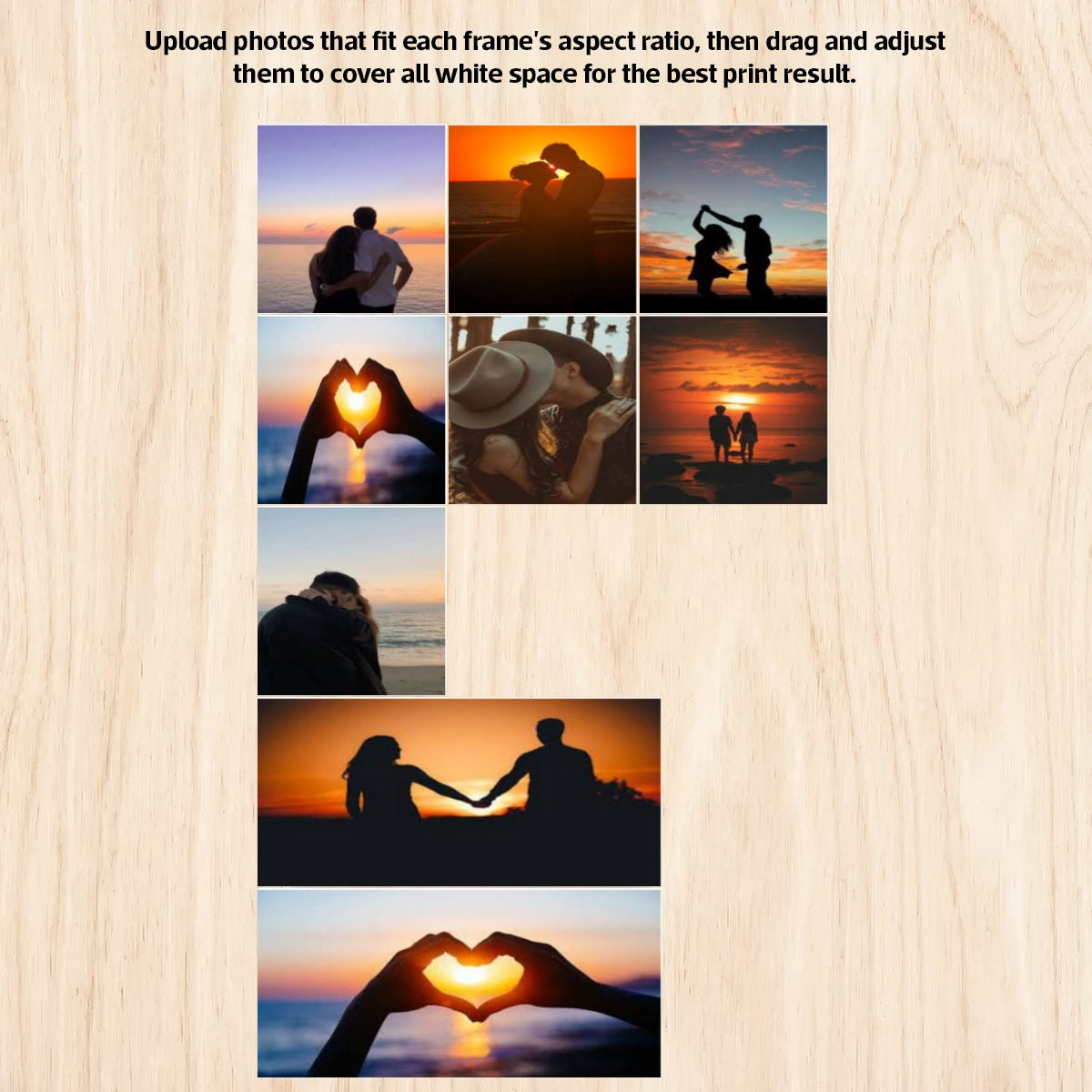 Eternal Love Custom Couple Photo - Personalized Cube - Wedding Gift, Anniversary Gift, Birthday Gift, Christmas Gift For Him, For Her