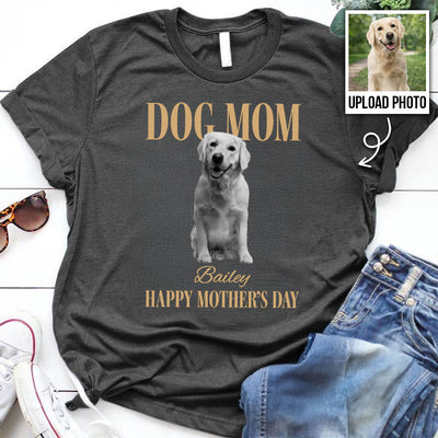 Trending Vintage Dog Mom - Personalized Shirt - Mother's Day Gift For Dog Mom