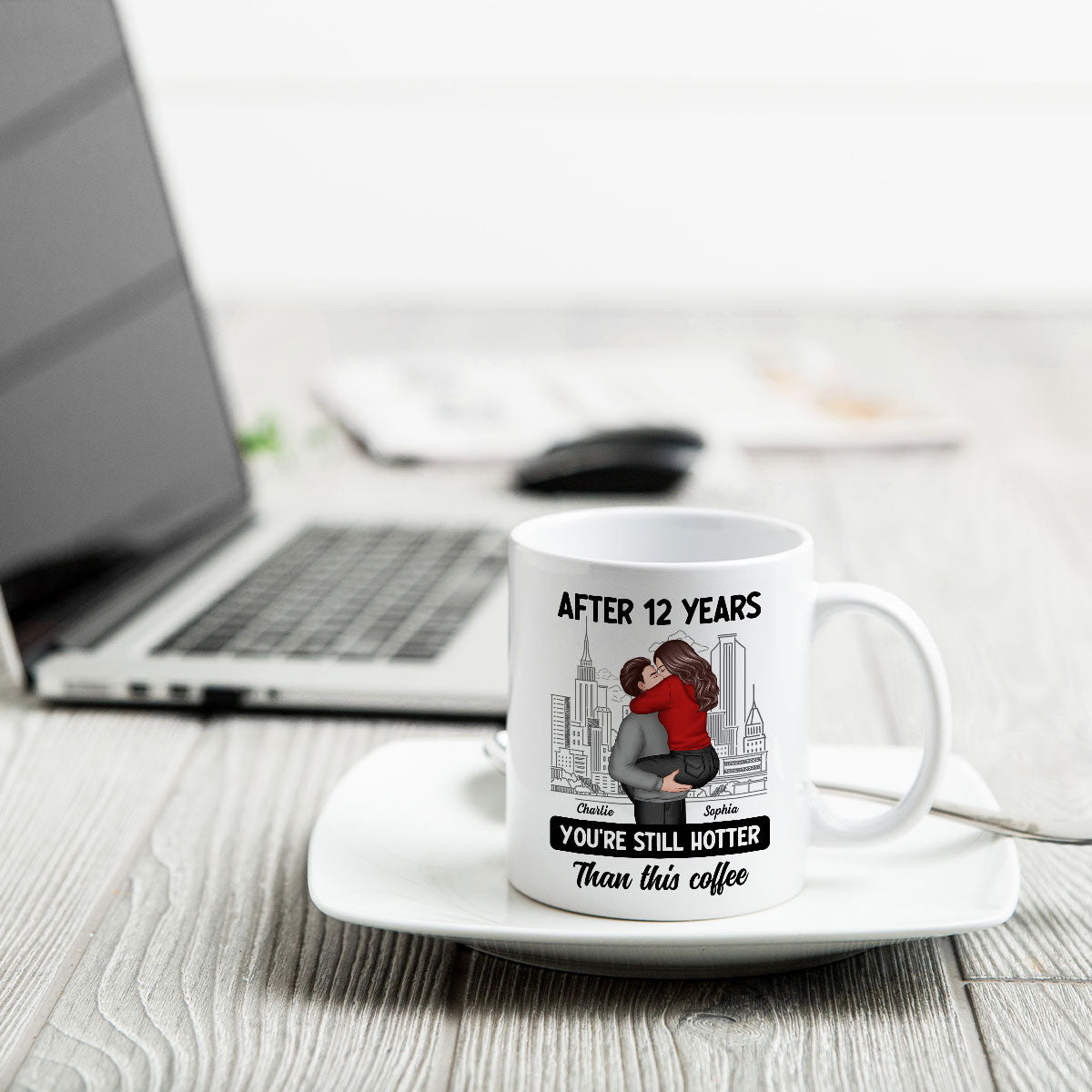 You're Still Hotter Than This Coffee Calendar Anniversary Gift For Couple  Gift Personalized Mug