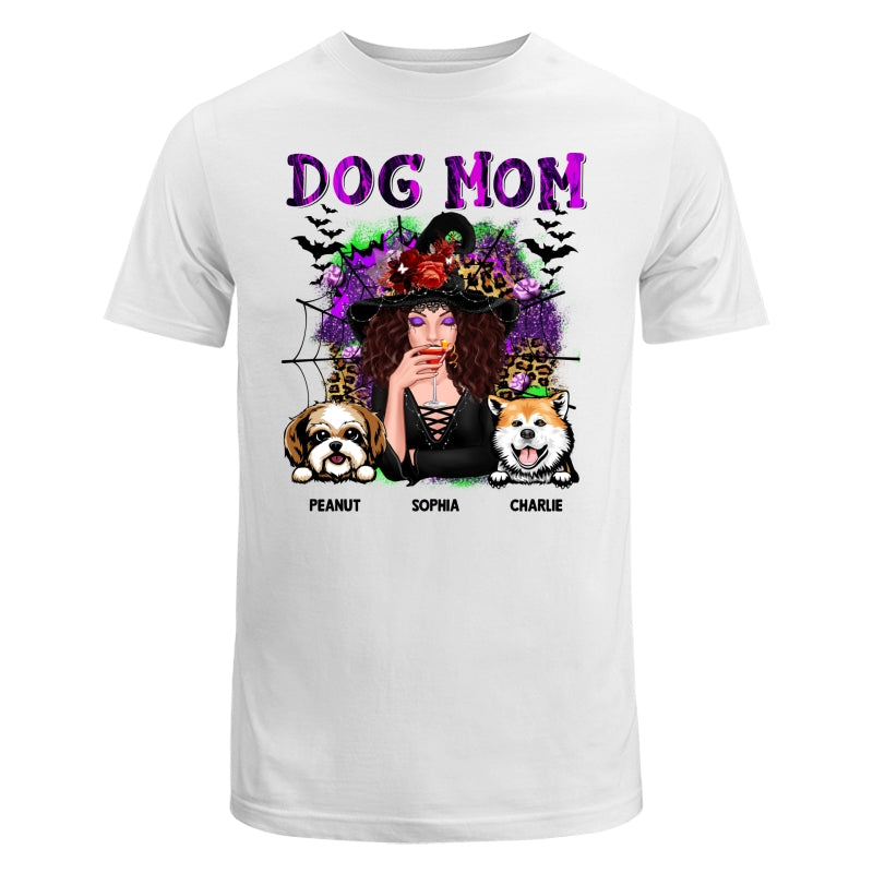 Halloween Neon Leopard Dog Mom Personalized Shirt