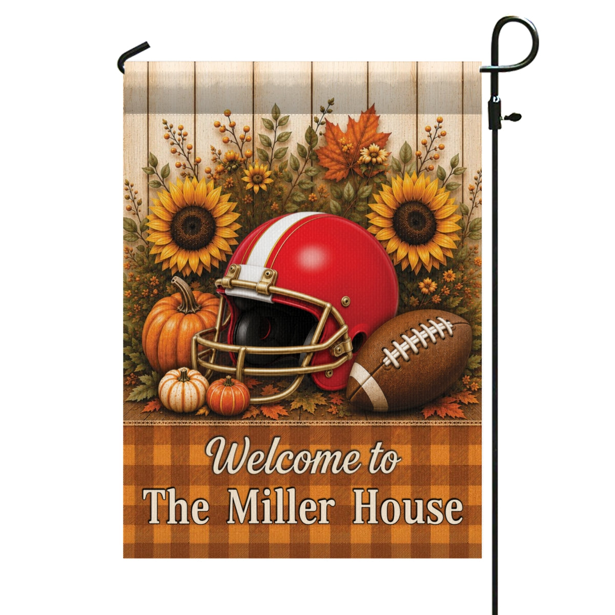 Trending Football Fall Season - Personalized Garden Flag - Fall Season Decoration For Family