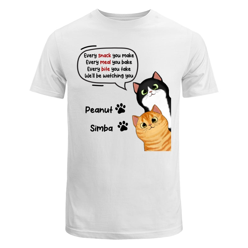 Peeking Cats Watching You Personalized Shirt