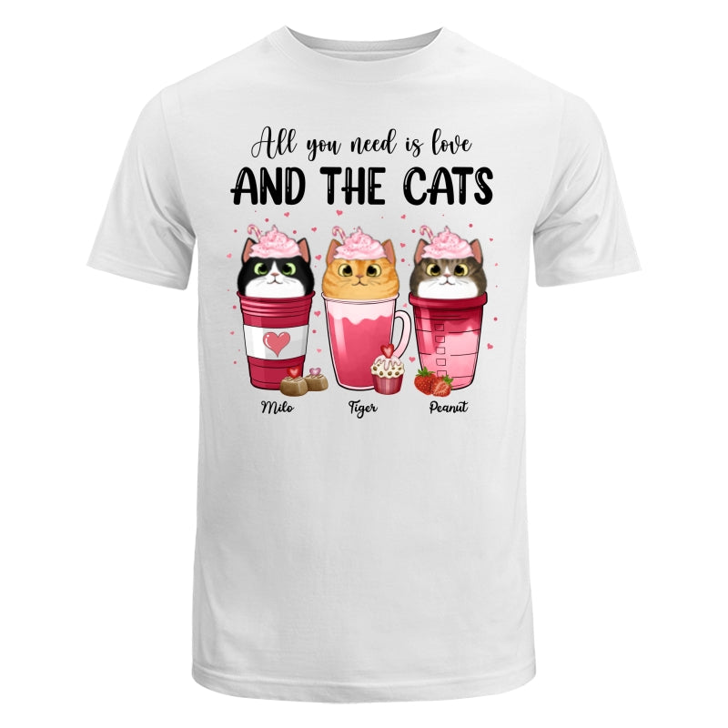 Cats Coffee Cat Mom Personalized Shirt