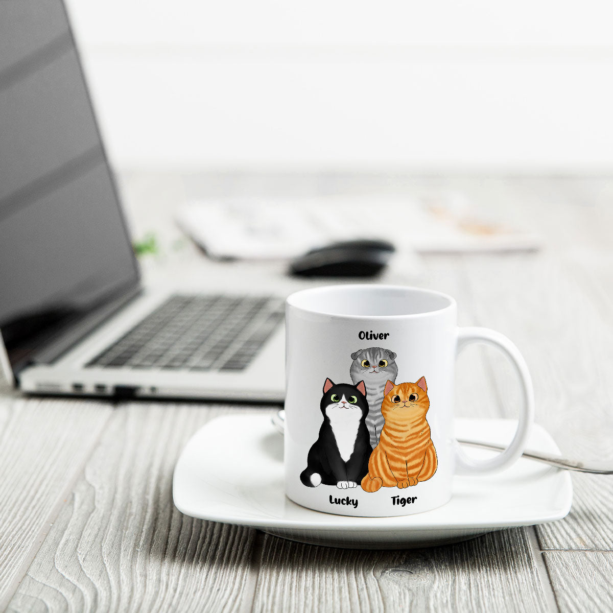 In My Cat Mom Era Fluffy Cats Gift For Cat Mom Cat Lover Personalized Mug