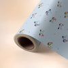 Blue Golf Cart Gift Wrapping Paper
