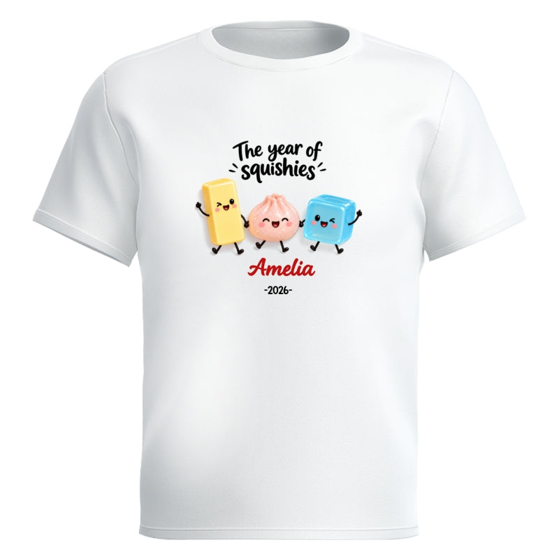 The Year Of Squishies 2D Flat - Personalized Shirt