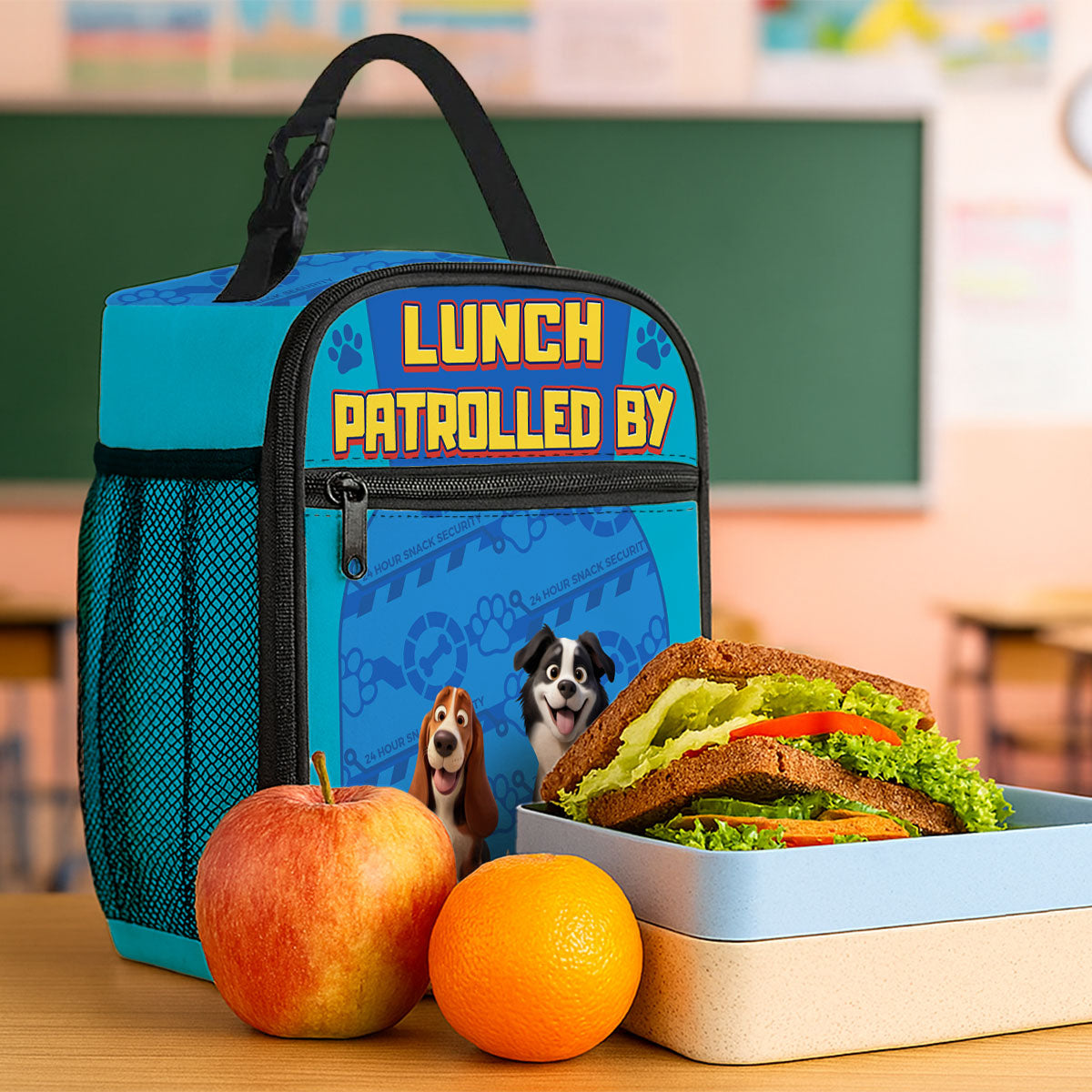 Lunched Patrolled by Dogs Personalized Insulated Lunch Bag for Kids, Back to School Gift for Kids