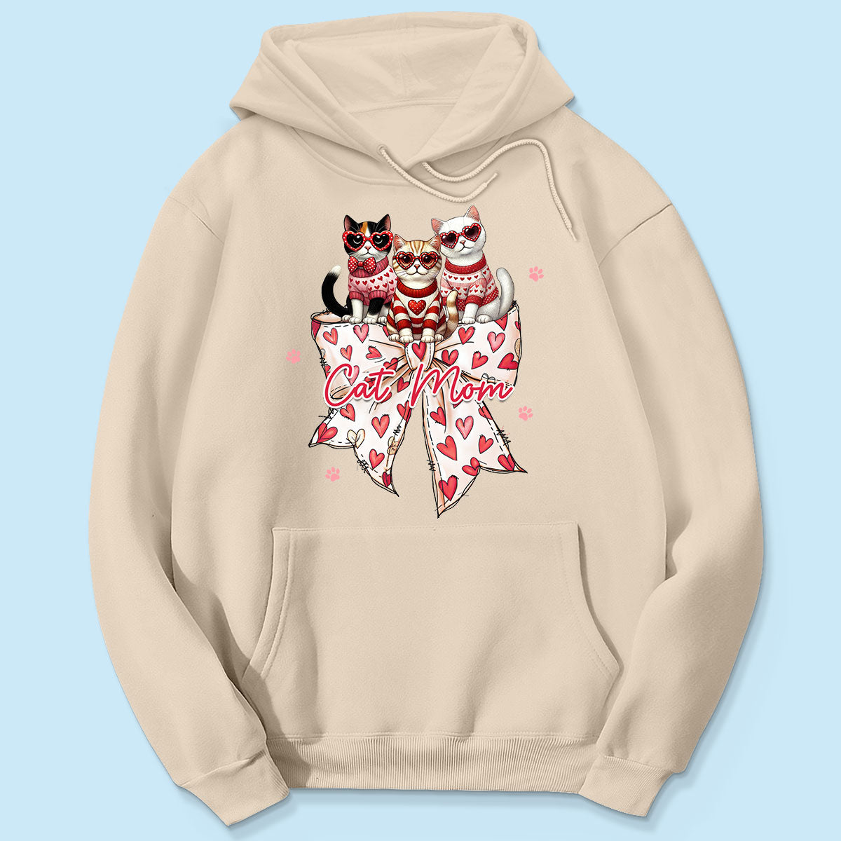Coquette Bow  Cat Personalized Shirt, Gift for Cat Moms