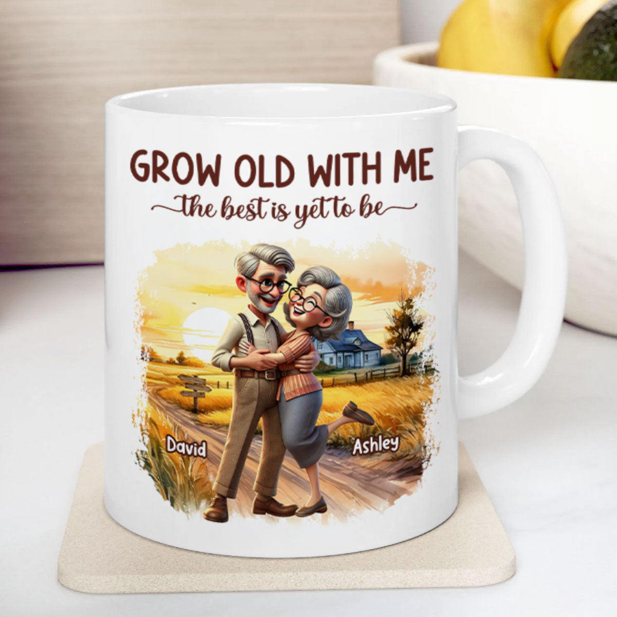 I Had You And You Had Me Happy Old Couple Personalized Mug, Anniversary  For Him, For Her, Husband, Wife