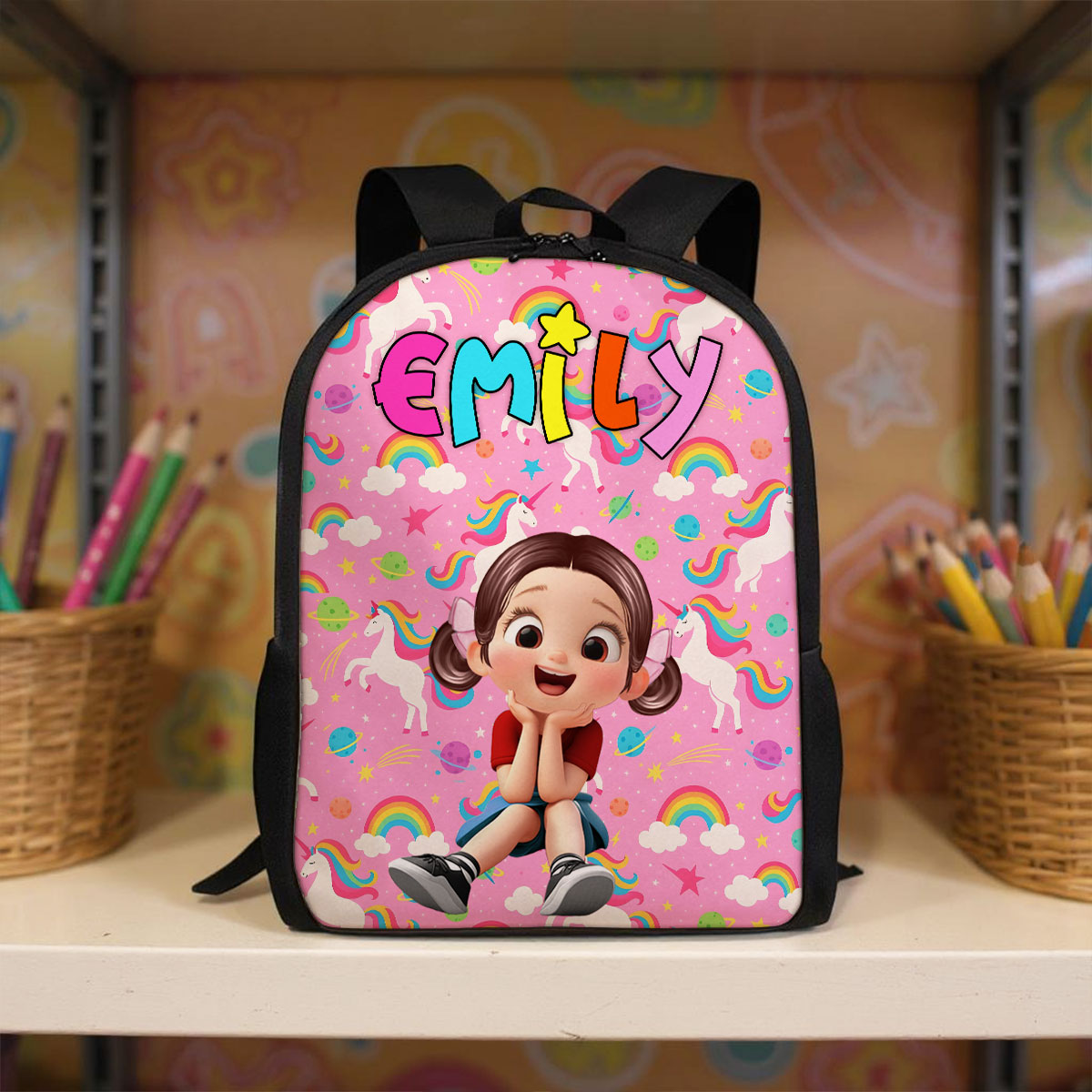 Custom Name Backpack for Kids, Unique Designs for Boys & Girls, Back to School Backpack