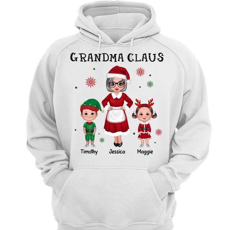 Grandma Claus Doll Woman Christmas Personalized Shirt