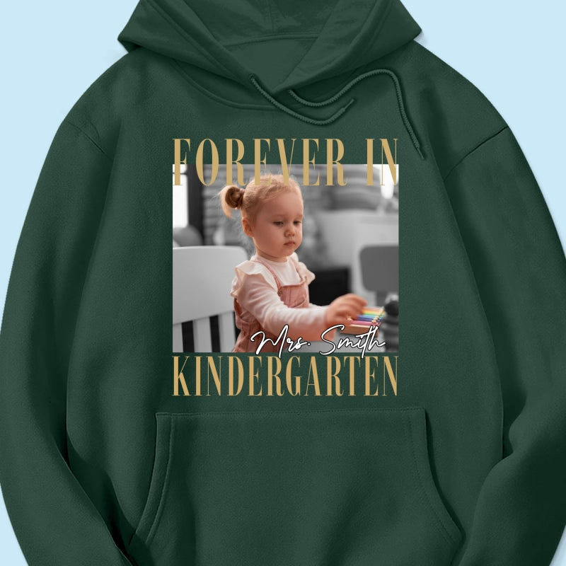 Forever In My School Era – Personalized Photo Shirt – Custom Name & Grade Back To School Shirt