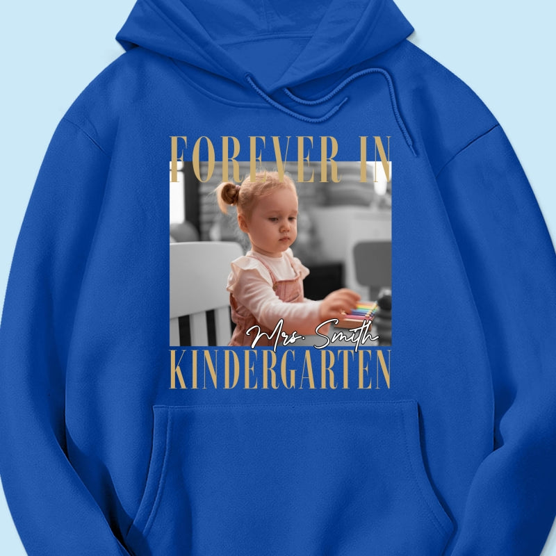 Forever In My School Era – Personalized Photo Shirt – Custom Name & Grade Back To School Shirt