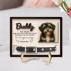 Personalized Dog Memorial Wood Frame With Collar Holder, Memorial Pet Collar Sign with Photo, Dog Memorial Gifts, Dog Sympathy Gift