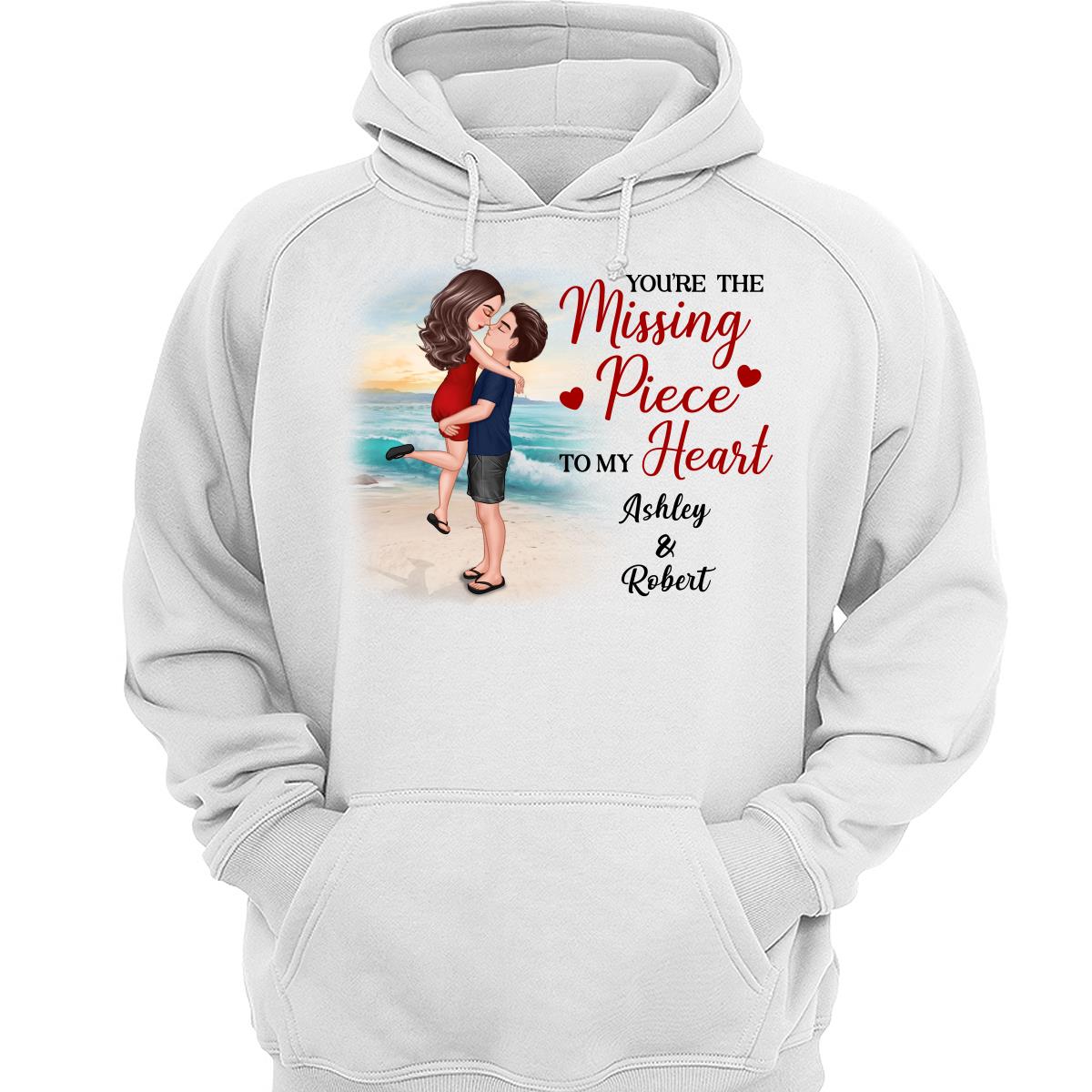 Couple Kissing On The Beach Personalized Shirt