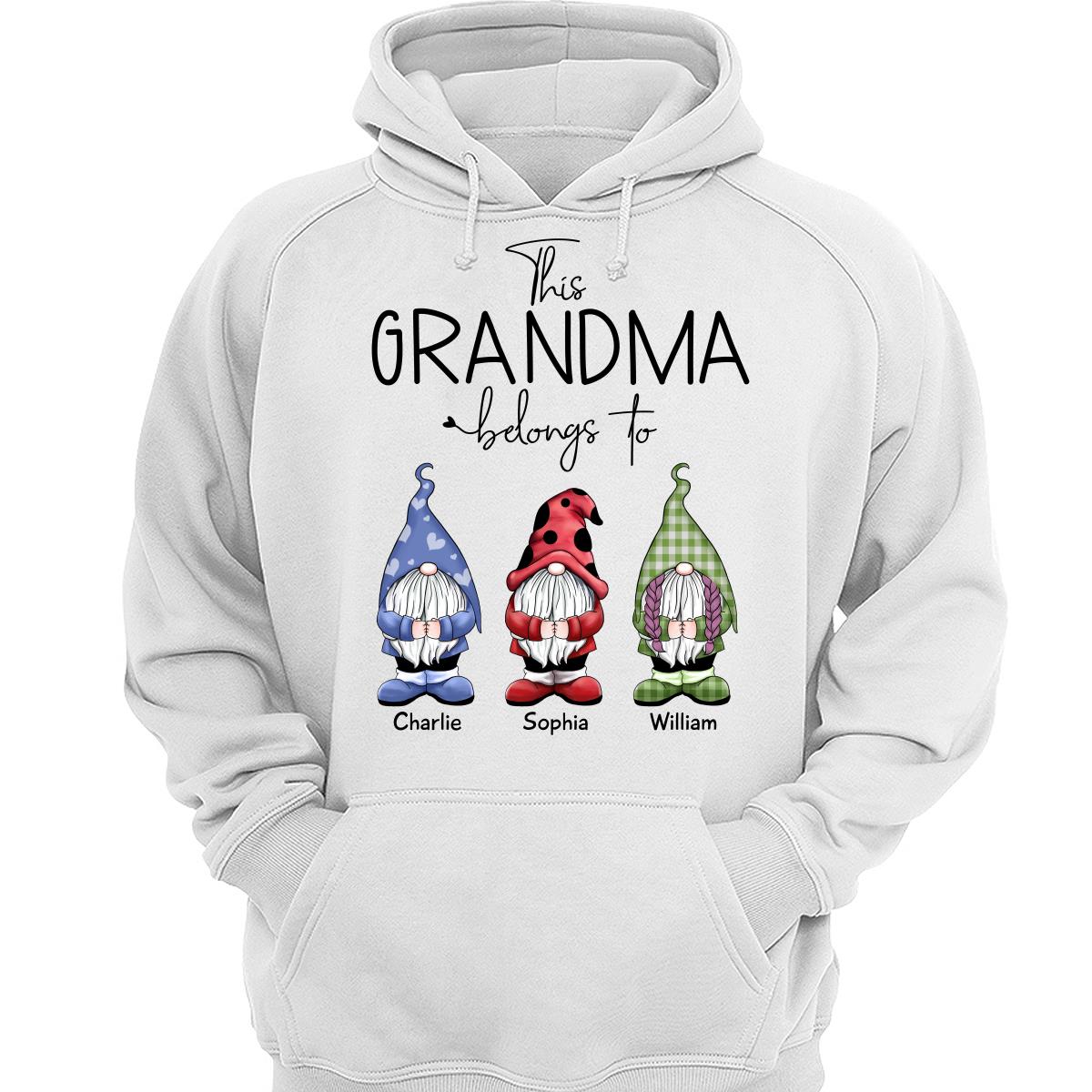 This Grandma Belongs To Little Gnomes Personalized Shirt
