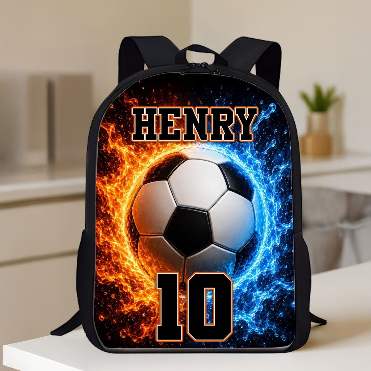 Firestorm Balls for Boys Girls - Personalized Backpack - Back to School Backpack for Kids
