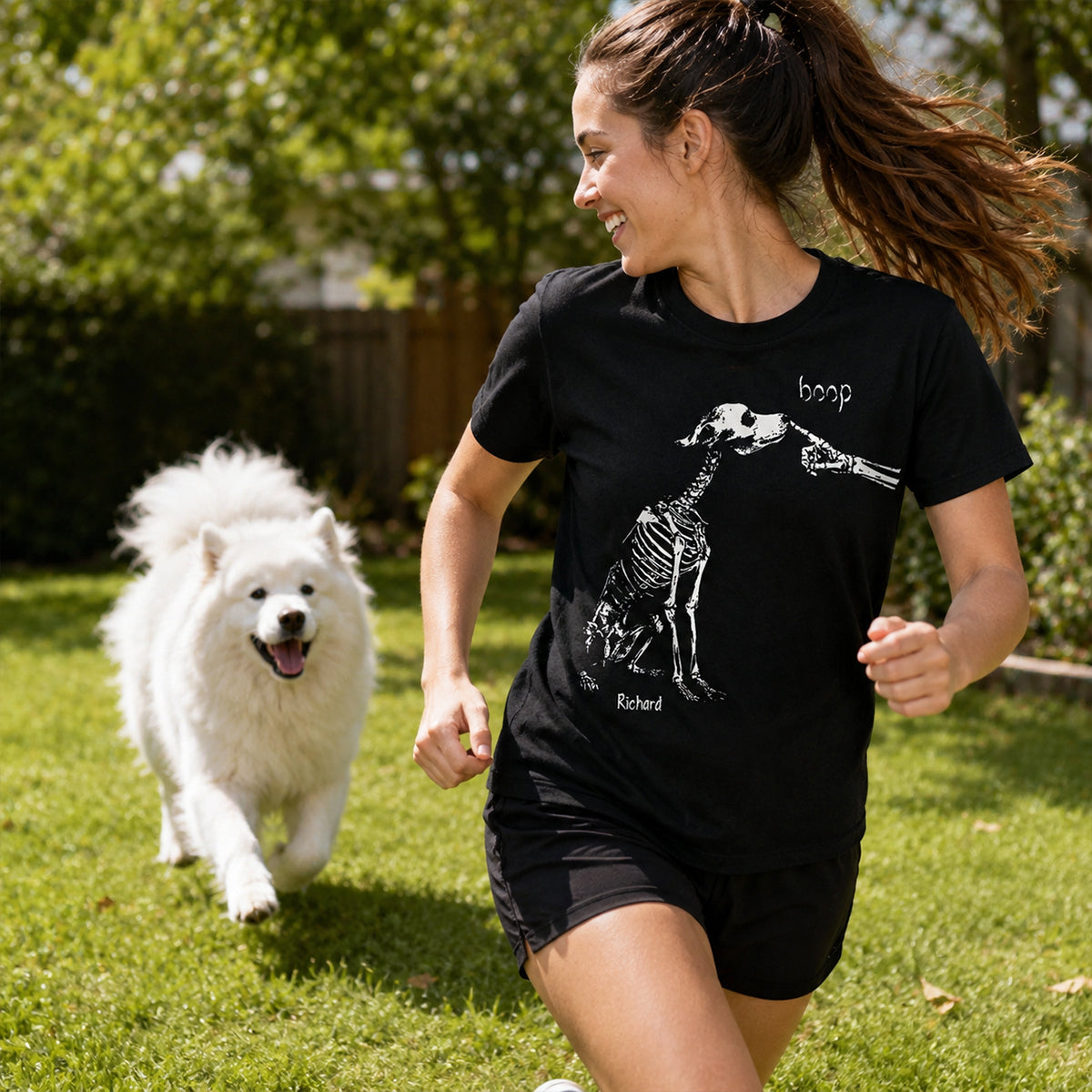 Skeleton Boop Dog Halloween - Personalized Shirt - Halloween Gift, Gift For Dog Lovers