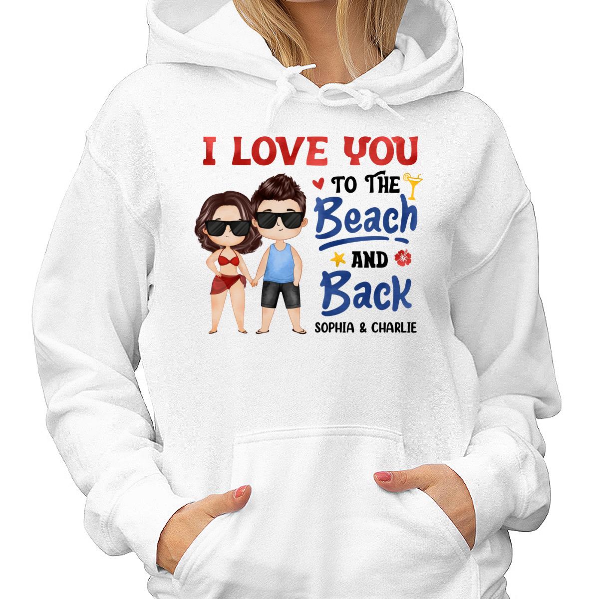 Couple Love To The Beach And Back Summer Personalized Shirt