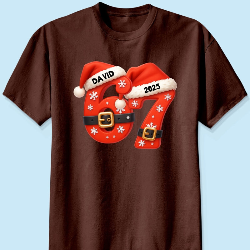 Custom Six Seven - Personalized Shirt - Teen Slang Funny Tree Decor, Funny Teen Grandkid Gift