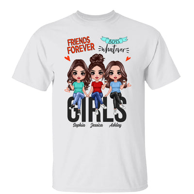 Friends Forever Boys Whatever Besties Doll Personalized Shirt