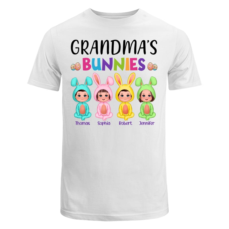 Easter Grandma‘s Bunnies Doll Kids Personalized Shirt
