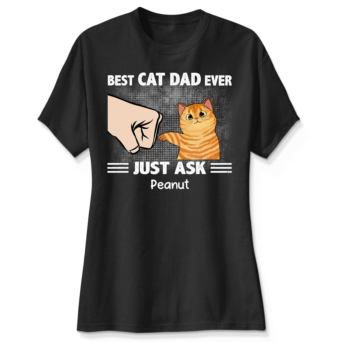 Best Cat Dad Ever Cool Gift For Cat Dad Personalized Shirt