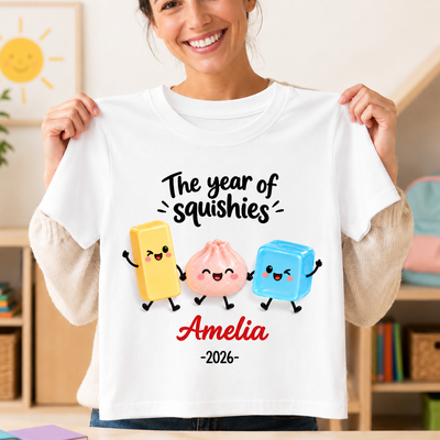 The Year Of Squishies 2D Flat - Personalized Shirt