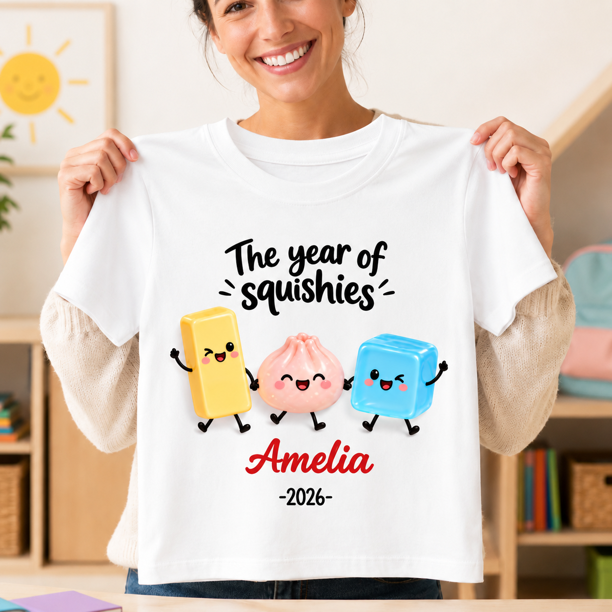The Year Of Squishies 2D Flat - Personalized Shirt