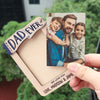 Best Dad Ever, Personalized Picture Frame, Custom Photo Car Visor Clip